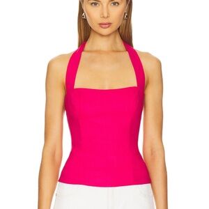 Bardot Pink Halter Top